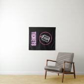 Neon Retro Mic Tickets Wandteppich (Beispiel (Horizontal))