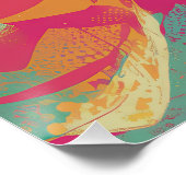 Neon Retro Muse Poster (Ecke)