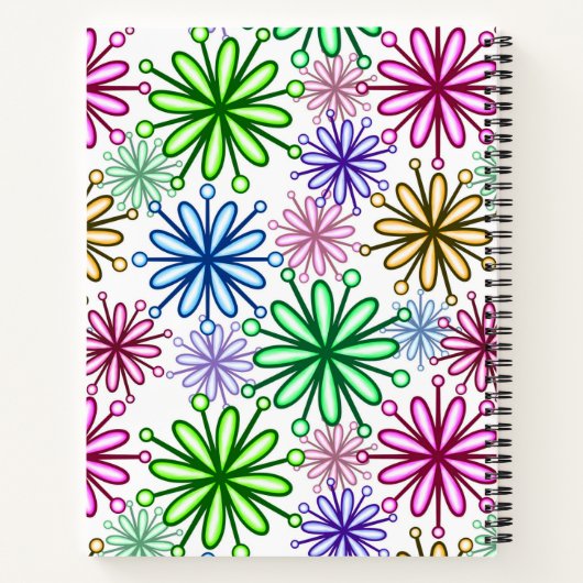 Neon Retro Notizblock (Rückseite)