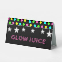 Neon Retro Stars Glow Party
