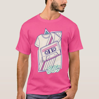 Neon-Retro-Vibes 80er 90er Vintage-Geschenk T-Shirt