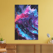 Neon Reverie Leinwanddruck (Insitu (Wohnzimmer))