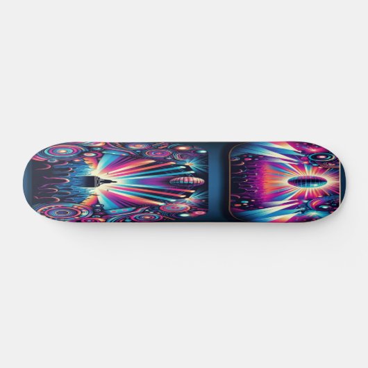 Neon Rhythm Skateboard (Horizontal)