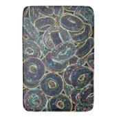 Neon Rings Badematte (Vorderseite Vertikal)