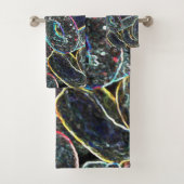 Neon Rings Badhandtuch Set (Insitu)