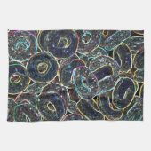 Neon Rings Geschirrtuch (Horizontal)