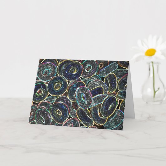 Neon Rings Karte (Kleine Pflanze)