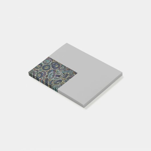 Neon Rings Post-it Klebezettel (angewinkelt)