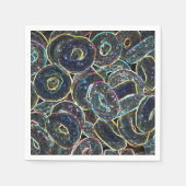 Neon Rings Serviette (Vorderseite)