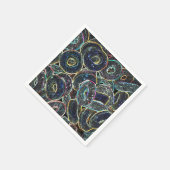 Neon Rings Serviette (Ecke)