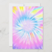 Neon Rollerskating Einladung zum Geburtstag (Rückseite)