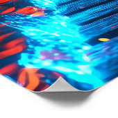 Neon Ronin - Der Geist des Cybernetischen Samurai Poster (Ecke)