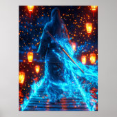 Neon Ronin - Der Geist des Cybernetischen Samurai Poster (Vorne)