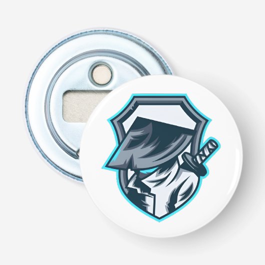 Neon Ronin: Shadow Blade Crest Flaschenöffner (Vorderseite)