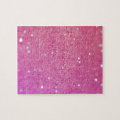 Neon-Rosa-Glitzer Puzzle (Horizontal)