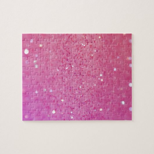 Neon-Rosa-Glitzer Puzzle (Horizontal)