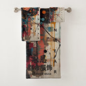 NEON ROSE BADHANDTUCH SET (Insitu)