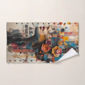 NEON ROSE BADHANDTUCH SET (Handtuch)