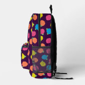 Neon Rose Bedruckter Rucksack (Rechts)