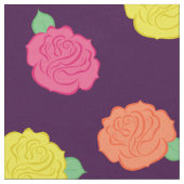 Neon Rose Fabric Stoff (Nahaufnahme)