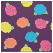 Neon Rose Fabric Stoff (Muster)