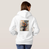 NEON ROSE HOODIE (Schwarz voll)