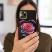Neon Rose Kosmic Personalisiert Ihren Namen hinzuf Case-Mate iPhone Hülle