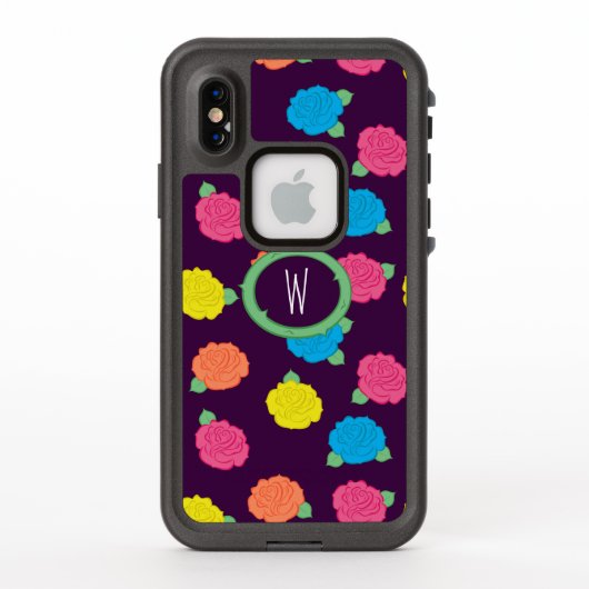 Neon Rose Lifeproof Case (Rückseite)