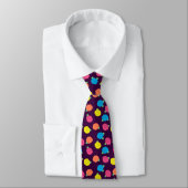Neon Rose Männer-Neck-Tie Krawatte (Gebunden)