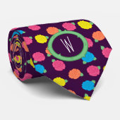 Neon Rose Männer-Neck-Tie Krawatte (Gerollt)