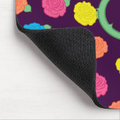 Neon Rose Mouse Pad Mousepad (Ecke)