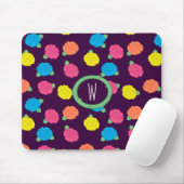 Neon Rose Mouse Pad Mousepad (Mit Mouse)