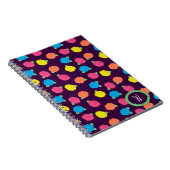 Neon Rose Notebook Notizblock (Rechte Seite)