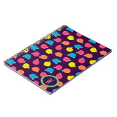 Neon Rose Notebook Notizblock (Linke Seite)