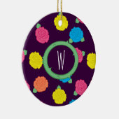 Neon Rose Ornament (Rechts)