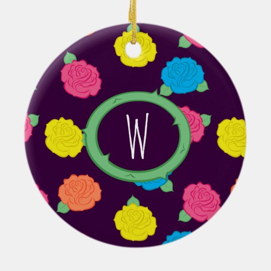 Neon Rose Ornament (Hinten)