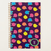 Neon Rose Pocket Planner Planer (Vorderseite)