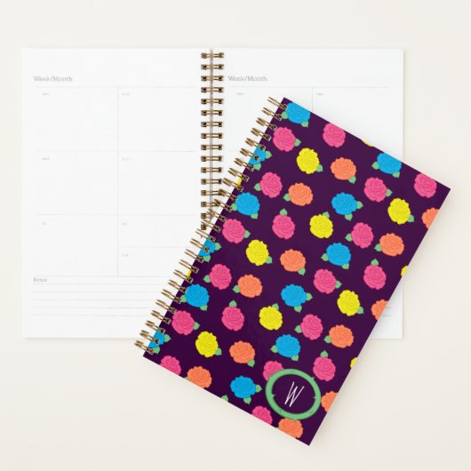Neon Rose Pocket Planner Planer (Anzeige)