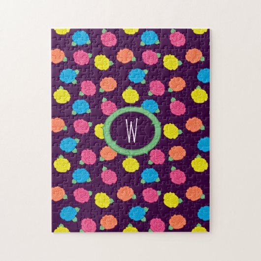 Neon Rose Puzzle (Vertikal)