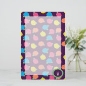 Neon Rose Stationery Briefpapier (Stehend Vorderseite)