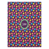 Neon Rose Tablette Tischdecke (Vorderseite)