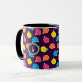 Neon Rose Tasse (Vorderseite Links)