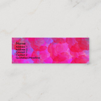 Neon Rose Visitenkarte