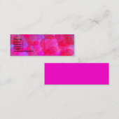 Neon Rose Visitenkarte (Vorne/Hinten)