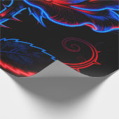 Neon-Rosen-Geschenkpapier Geschenkpapier (Ecke)