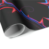 Neon-Rosen-Geschenkpapier Geschenkpapier (Rolleneckpunkt)