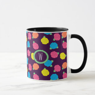 Neon-Rosen-Tasse Tasse