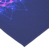 Neon Rosette Glow Kurzer Tischläufer (Ecke)