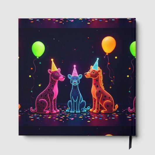 Neon Safari Guest Book Gästebuch (Rückseite)