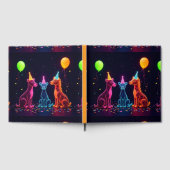 Neon Safari Guest Book Gästebuch (Voll)